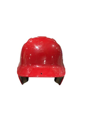 Used Adidas RED HELMET 6 3/8- 7 3/8 Batting Helmet No Mask Red Fits all 11834-S000046817