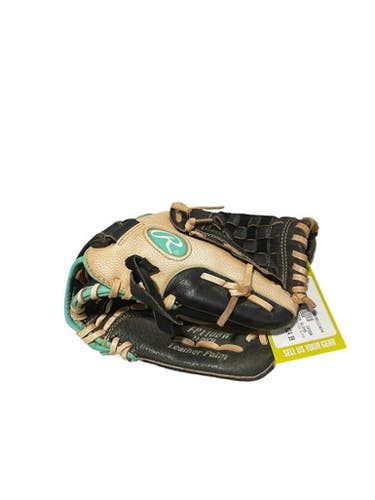 Used Rawlings FASTPITCH GLOVE RH Throw Fastpitch Gloves Black 11" 11834-S000046789