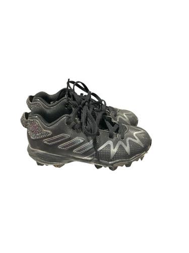 Used Adidas BLK SPARKLE CLEATS BB/SB Cleats Black Youth 13.0 11834-S000046749