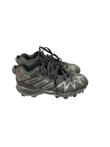 Used Adidas BLK SPARKLE CLEATS BB/SB Cleats Black Youth 13.0 11834-S000046749