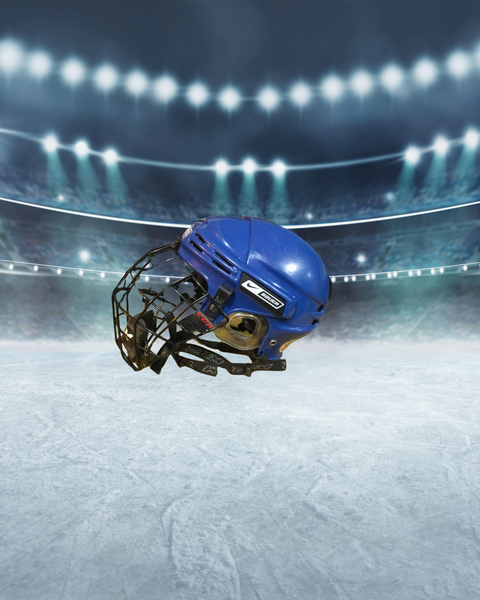 Bauer 5500 Royal Blue Small Helmet