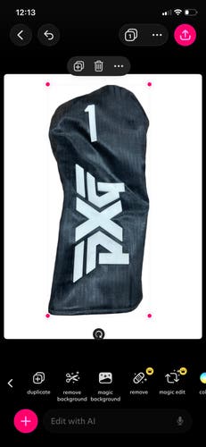 PXG Driver Head Cover (New) with Magnet for Cart