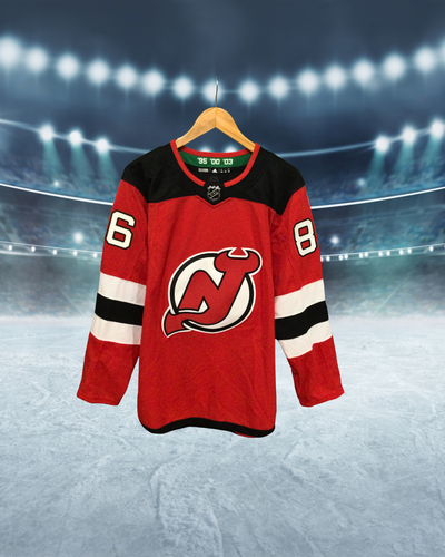 NHL Jack Hughes New Jersey Devils Jersey Size 44