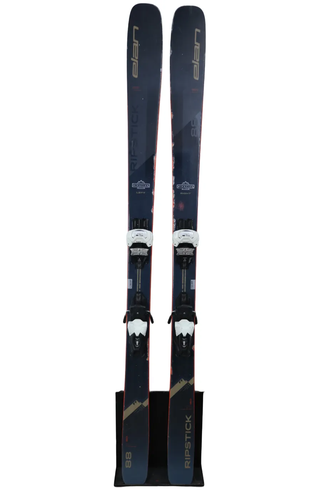 USED 2023 Elan Ripstick 88 Skis 180cm w/ Elan Attack 11 Bindings
