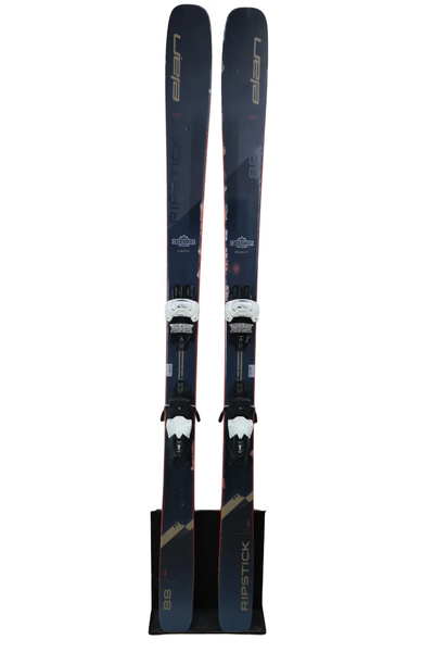 USED 2023 Elan Ripstick 88 Skis 180cm w/ Elan Attack 11 Bindings