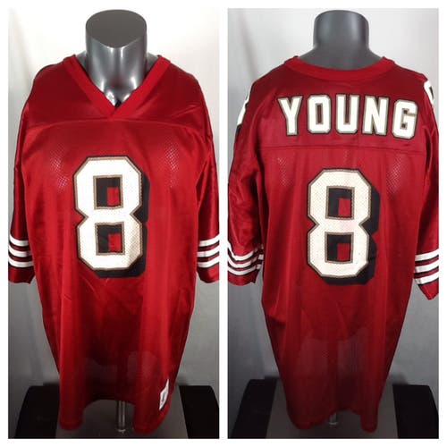 VTG Steve Young #8 San Francisco 49ers NFL Football Jersey (XL) Logo Athletic