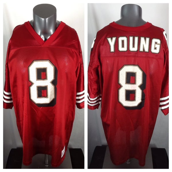 VTG Steve Young #8 San Francisco 49ers NFL Football Jersey (XL) Logo Athletic