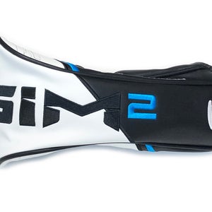 TaylorMade Golf Sim2 Driver Headcover Black/White/Blue/Lime Neon