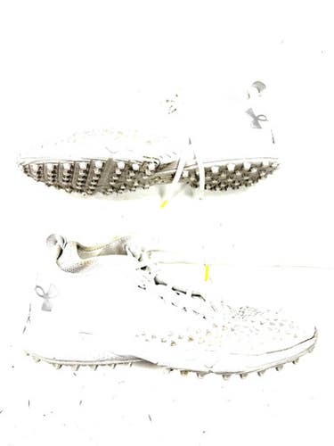 Used Under Armour TURF LAX Cleats Mens White Senior 11.5 11860-C000304667