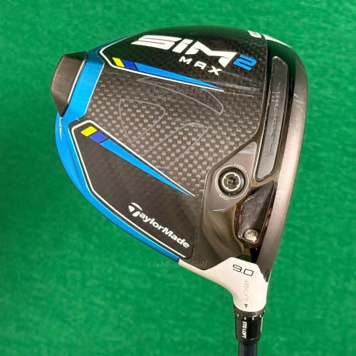 TaylorMade SIM2 MAX 9 Driver Fujikura Ventus Blue 5-S Graphite Stiff w/HC