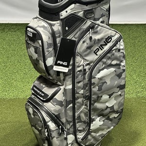 PING 2026 Pioneer 244 Cart Golf Bag 15-Way Divider Color: Cloud Camo NEW!