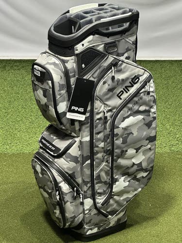 PING 2026 Pioneer 244 Cart Golf Bag 15-Way Divider Color: Cloud Camo NEW!