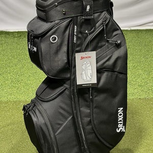 Srixon Golf 2025 Premium S3 Signature Series 14-Way Cart Bag Black/Black NEW!