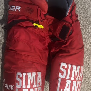 Men's Senior Large Bauer Supreme Ultrasonic Hockey Pants Pro Stock (Used)