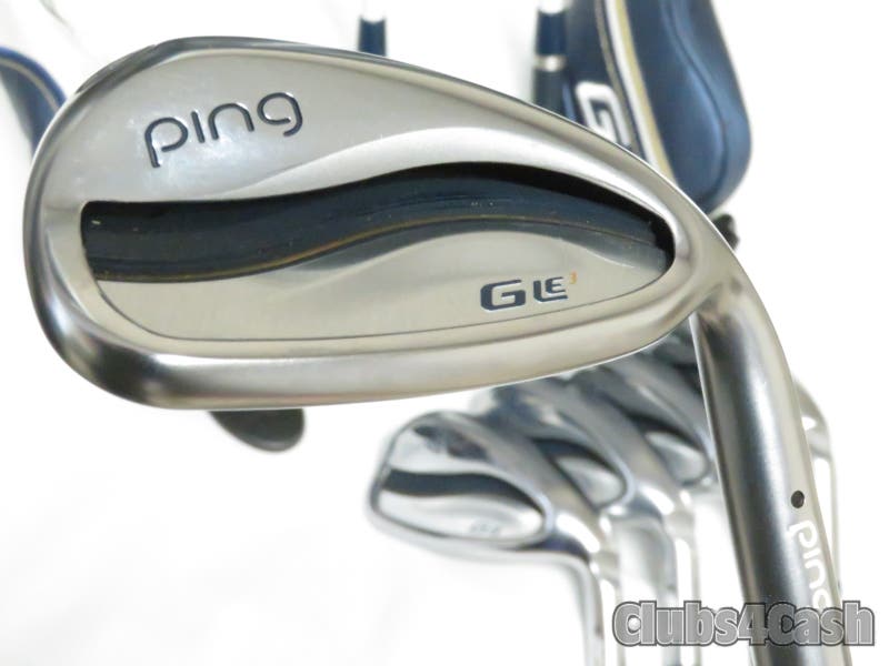 Fers à Golf PING G Le3 7 W Et U - Graphite, Point Noir, Modèle Femme Droitier, Occasion Excellent état