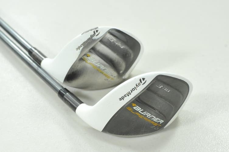 TaylorMade Burner SuperFast 2.0 Rescue 3 and 5 Hybrid Set Stiff Graphite #211685
