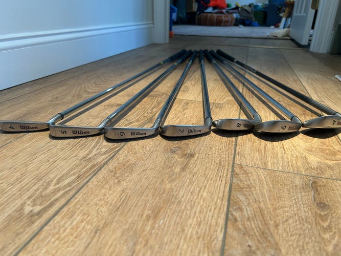 Wilson Right Handed Clubs (Full Set) Stiff Flex 10 Pieces (Used)