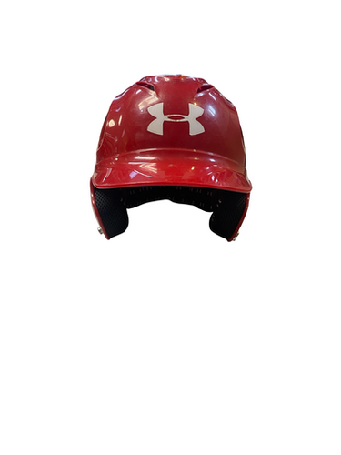 Used Under Armour RED Batting Helmet No Mask Red MD 11706-S000371846