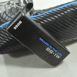 LEFT HANDED Bettinardi 2024 Black BB1 Wide 34" Putter Steel w/ Cover  # 211457