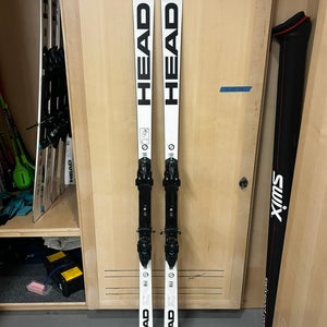 HEAD WC Rebels e-GS FIS Skis 193cm With Bindings Max Din 20