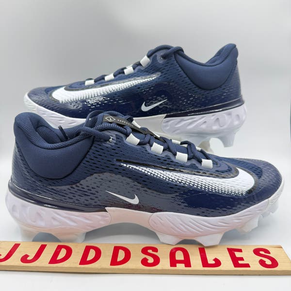 Nike Alpha Huarache Elite 4 Baseball Cleats Navy Blue FN7221-401 Men\'s Size 12.5 Nike Alpha Huarache Elite 4 Baseball Cleats Navy Blue FN7221  main image 3