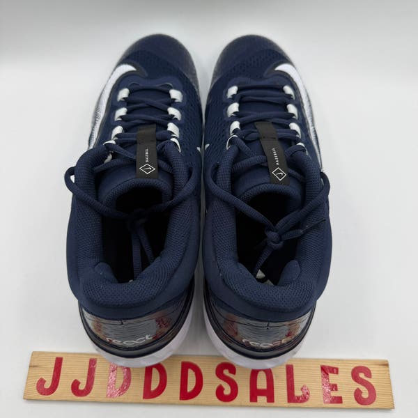 Nike Alpha Huarache Elite 4 MCS Baseball Cleats Navy Blue  display picture 1
