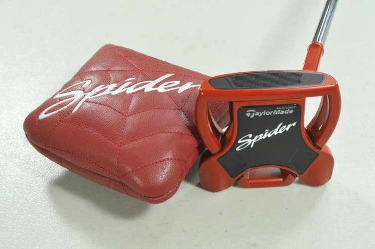 TaylorMade Spider Red Small Slant 2024 34" Putter RH Steel with Cover  # 211850