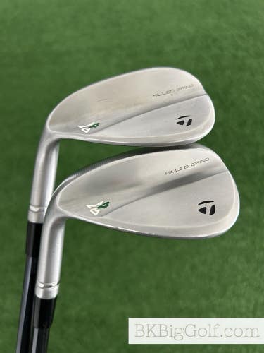 LH Taylormade MG4 Milled Grind Chrome 2 Wedge Set (52 & 58 Degrees)