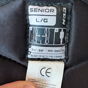 Men's Senior Large CCM Tacks 65c Hockey Pants Pro Stock (Used)