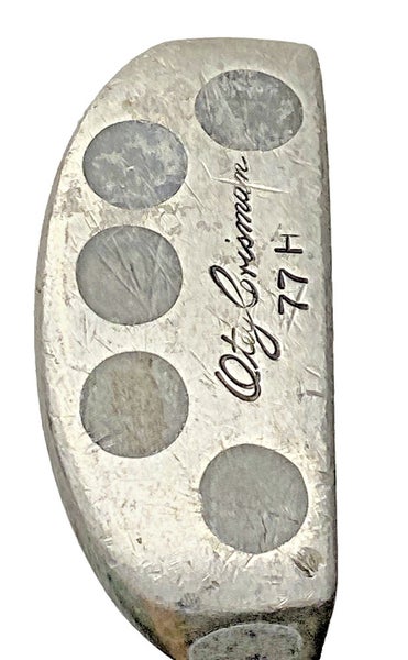 Otey Crisman 77H Putter Six Lead Weights RH Hickory 35" Red Ring Black Cap Rare