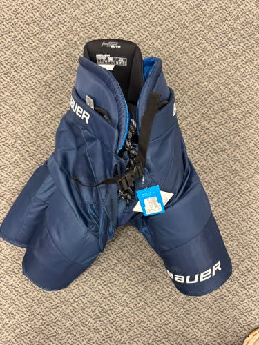 Senior Navy XL Bauer HP Elite Hockey Pants (New)