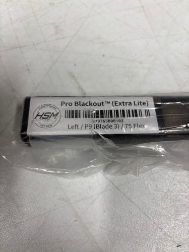 Senior Extra Lite Left Hand Hockey Stick PM9 75 Flex Pro Stock (New)