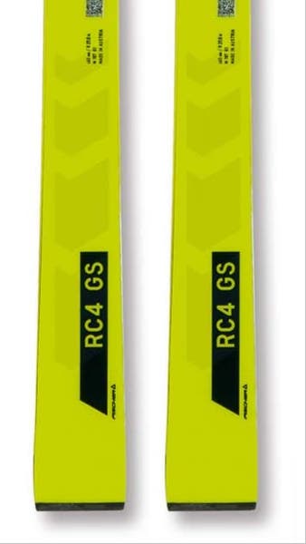 New 2025 Fischer RC4 GS Skis w/ RZ13 GW FreeFlex bindings; Size