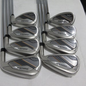 Callaway Mavrik Iron Set - 5-PW, AW, SW - XP 95 S300 Stiff Flex Steel - NEW