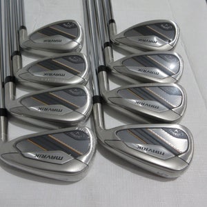 Callaway Mavrik Iron Set - 4-PW, AW - XP 95 S300 Stiff Flex Steel - NEW