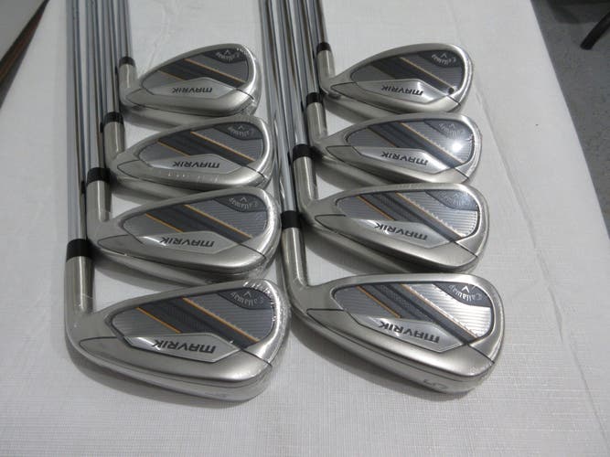 Callaway Mavrik Iron Set - 4-PW, AW - XP 95 S300 Stiff Flex Steel - NEW