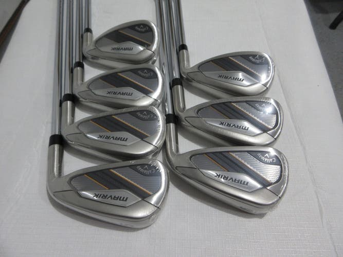 Callaway Mavrik Iron Set - 5-PW, AW - XP 95 S300 Stiff Flex Steel - NEW