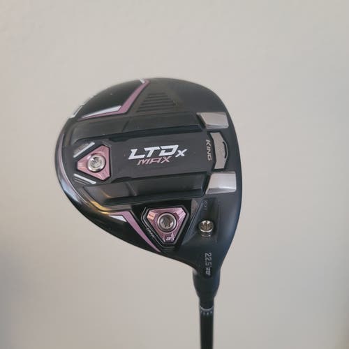 Women's 2023 Cobra LTDx Max Womens Right Handed Fairway Wood Ladies Flex 7 Wood (New)