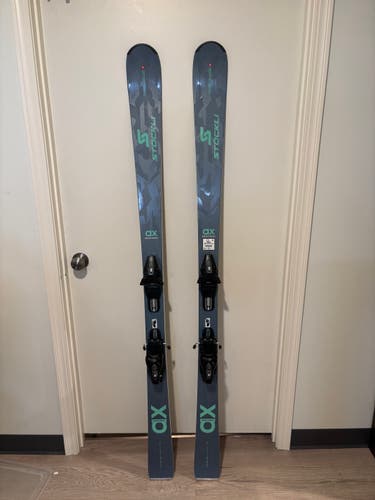 Unisex 2025 All Mountain 173 cm Stockli Montero AX Skis With Bindings Max Din 11 (Used)