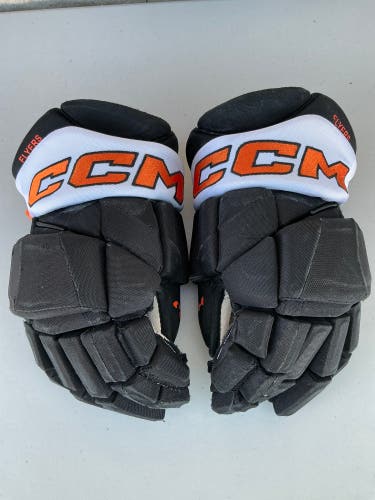 CCM JetSpeed FT1 Pro Stock Hockey Gloves 14” Flyers (Used) 1683