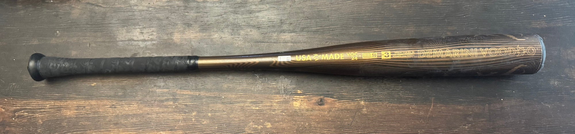2024 DeMarini Voodoo One Alloy BBCOR Certified Bat (-3) 29 oz 32" (Used)