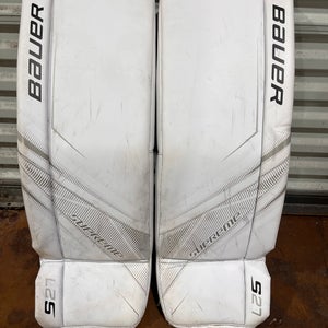 Small Bauer S27 Goalie Leg Pads (Used)