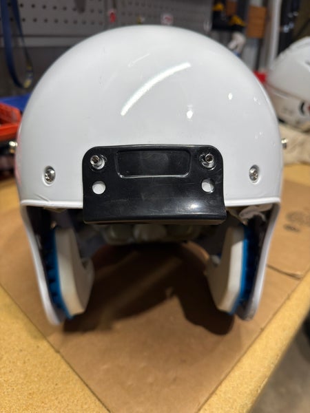 USED SCHUTT XP PRO VTD ADULT FOOTBALL HELMET - LARGE - WHITE -REJECT