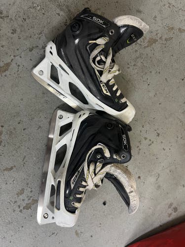 2016 CCM Ribcor 50K Hockey Goalie Skates Regular Width 7 (Used)