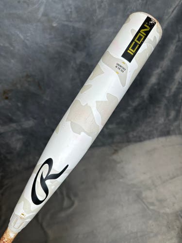 2025 Rawlings Icon Composite Bat USSSA Certified (-5) Composite 26 oz 31" (Used)