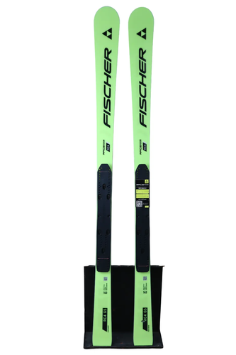 NEW Kids 2025 Fischer RC4 World Cup GS Jr Skis - w/o bindings - 143cm - Yellow/Black