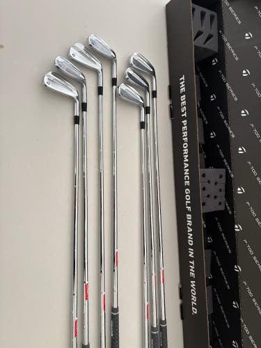 Men's 2025 TaylorMade P-790 Right Handed Iron Set Stiff Flex Steel Shaft (New)