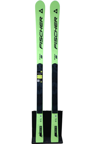 NEW Kids 2025 Fischer RC4 World Cup GS Jr Skis - w/o bindings - 153cm - Yellow/Black