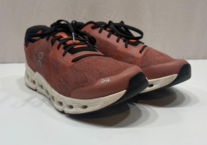 On Cloud CloudGo Mahogany/Ivory Mesh Running Shoes US Men's 12 EU 47 EXECLLENT