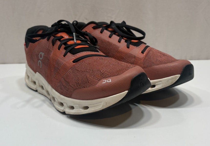 On Cloud CloudGo Mahogany/Ivory Mesh Running Shoes US Men's 12 EU 47 EXECLLENT